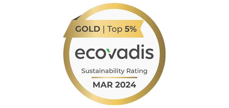 Ricoh tilldelas för tionde gången EcoVadis Gold Rating  för sin hållbarhetsprestanda